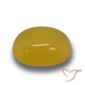 9,17 ctw natürlicher Gold-Orange Achat, Oval, Lichtdurchlässig