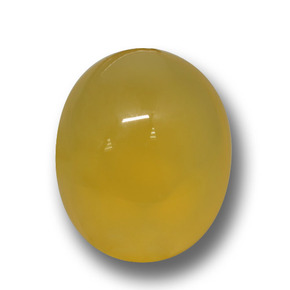 4,22 ctw natürlicher goldener Achat, Oval Schliff, Lichtdurchlässig