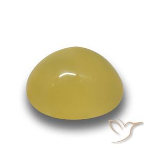 9,17 ctw natürlicher Mittelhelles Gelb Achat, Oval, Lichtdurchlässig