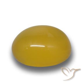 9,17 ctw natürlicher Honiggelb Achat, Oval, Lichtdurchlässig
