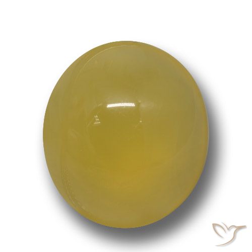 6.15ct Natürlicher Dunkel gelb Achat, Oval, Lichtdurchlässig