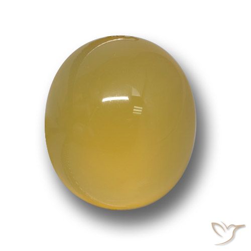 4.90ct Natürlicher Gold-Orange Achat, Oval, Lichtdurchlässig