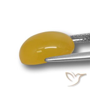 9,17 ctw natürlicher Gold-Orange Achat, Oval, Lichtdurchlässig