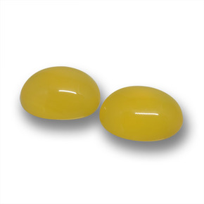 11,90 ct natürliche gelber Achat-Edelsteine, Oval Schliff, Lichtdurchlässig