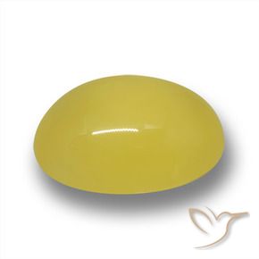 9,17 ctw natürlicher Toskana Gelb Achat, Oval, Lichtdurchlässig