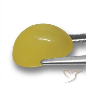 9,17 ctw natürlicher Gelblich Gold Achat, Oval, Lichtdurchlässig