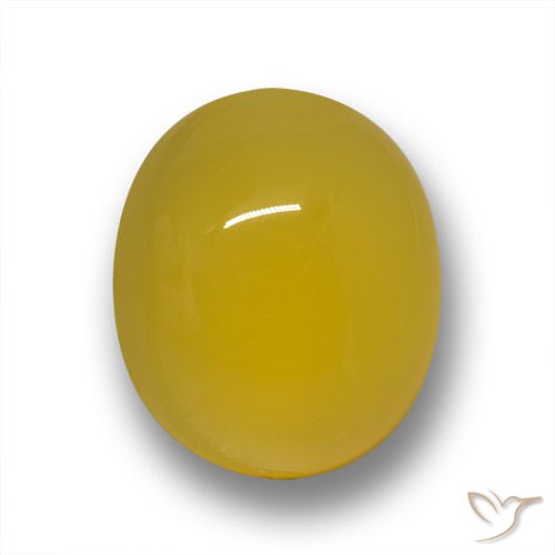 4.50ct Natürlicher Honiggelb Achat, Oval, Lichtdurchlässig