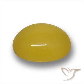 9,17 ctw natürlicher Honiggelb Achat, Oval, Lichtdurchlässig