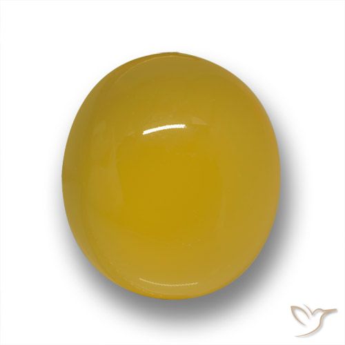 3.62ct Natürlicher Dunkel gelb Achat, Oval, Lichtdurchlässig