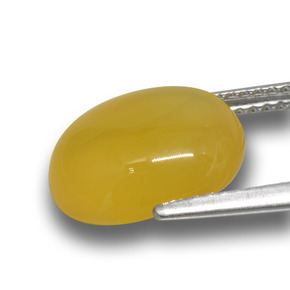 9,17 ctw natürlicher Gold-Orange Achat, Oval Schliff, Lichtdurchlässig