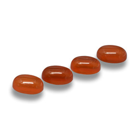 2,59 ct natürliche roter Achat-Edelsteine, Oval Schliff, Lichtdurchlässig