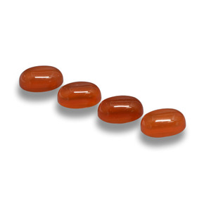 2,59 ct natürliche roter Achat-Edelsteine, Oval Schliff, Lichtdurchlässig
