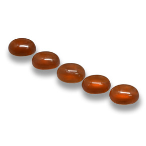 2,07 ct natürliche roter Achat-Edelsteine, Oval Schliff, Lichtdurchlässig