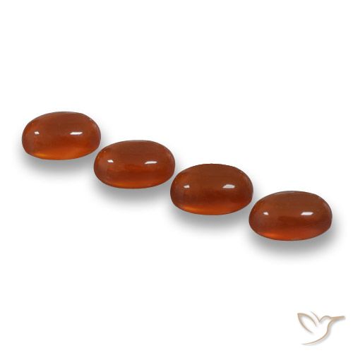 2,49 ct natürliche roter Achat-Edelsteine, Oval Schliff, Lichtdurchlässig