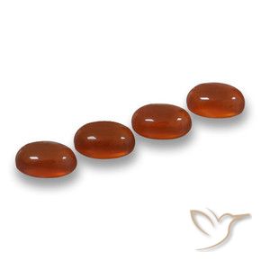 2,49 ct natürliche roter Achat-Edelsteine, Oval Schliff, Lichtdurchlässig
