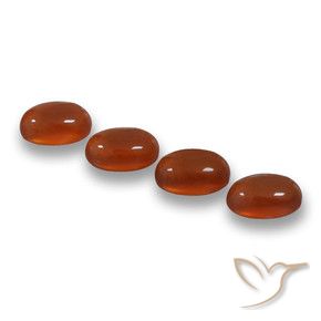 2,49 ct natürliche roter Achat-Edelsteine, Oval Schliff, Lichtdurchlässig