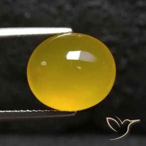 9,17 ctw natürlicher Honiggelb Achat, Oval, Lichtdurchlässig