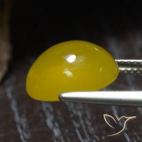 9,17 ctw natürlicher Honiggelb Achat, Oval, Lichtdurchlässig