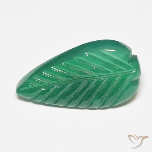 5.62ct Natürlicher Mittelgrün Achat, Fantasie, Lichtdurchlässig