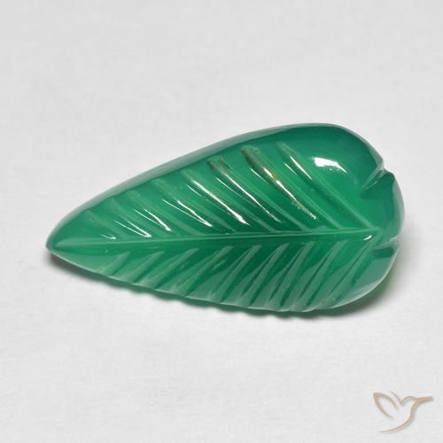 4.92ct Natürlicher Mittelgrün Achat, Fantasie, Lichtdurchlässig