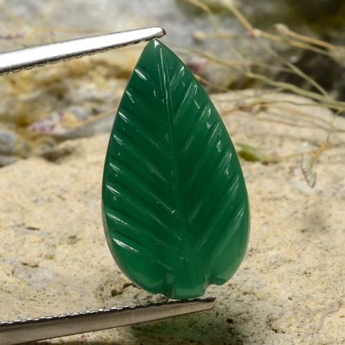 4.60ct Natürlicher gelblich-grün Achat, Fantasie, Lichtdurchlässig