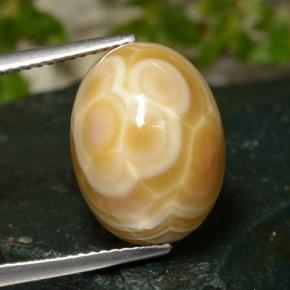 9,17 ctw natürlicher Mehrfarbig Achat, Oval Schliff, Lichtundurchlässig