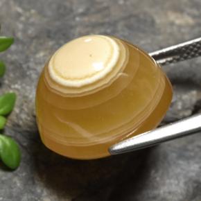 18,18 ctw natürlicher mehrfarbiger Achat, Oval Schliff, Lichtdurchlässig