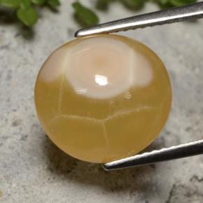 7,59 ctw natürlicher mehrfarbiger Achat, Oval Schliff, Lichtdurchlässig