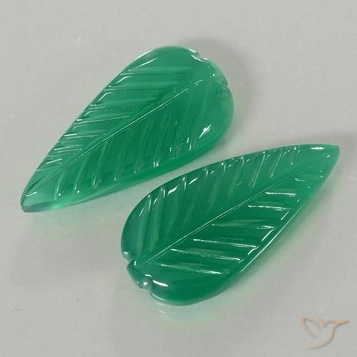 7.83 ct natürliche Warmes Grün Achat-Edelsteine, Fantasie, Lichtdurchlässig