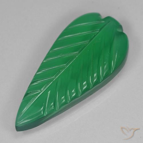 3.60ct Natürlicher Mittelgrün Achat, Fantasie, Transparent