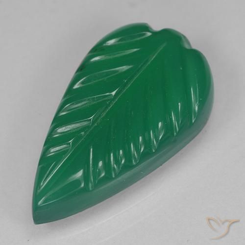 3.24ct Natürlicher Mittelgrün Achat, Fantasie, Lichtdurchlässig