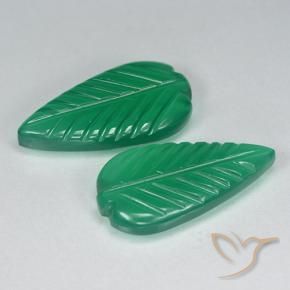 7.70 ct natürliche hellgrün Achat-Edelsteine, Blumen-Schliff, Lichtdurchlässig
