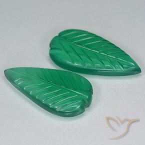 7.05 ct natürliche Mittelgrün Achat-Edelsteine, Blumen-Schliff, Transparent