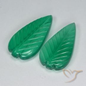 7.05 ct natürliche Mittelgrün Achat-Edelsteine, Blumen-Schliff, Transparent