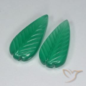 7.23 ct natürliche Warmes Grün Achat-Edelsteine, Blumen-Schliff, Lichtdurchlässig