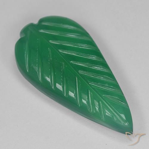 3.73ct Natürlicher Mittelgrün Achat, Fantasie, Lichtdurchlässig