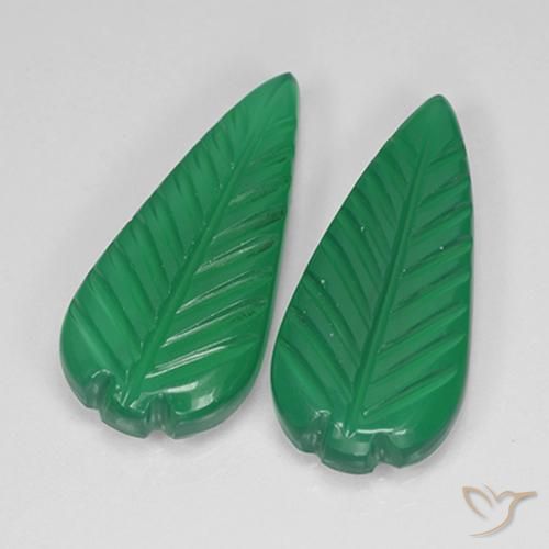 7,51 ct natürliche grüner Achat-Edelsteine, Fantasieschliff, Lichtdurchlässig