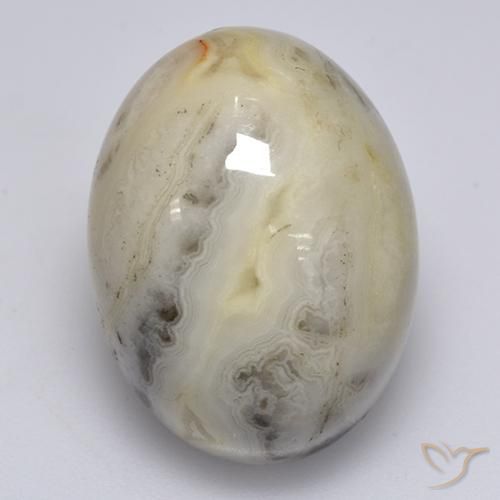 17,95 ctw natürlicher Mehrfarbig Achat, Oval Schliff, Lichtundurchlässig