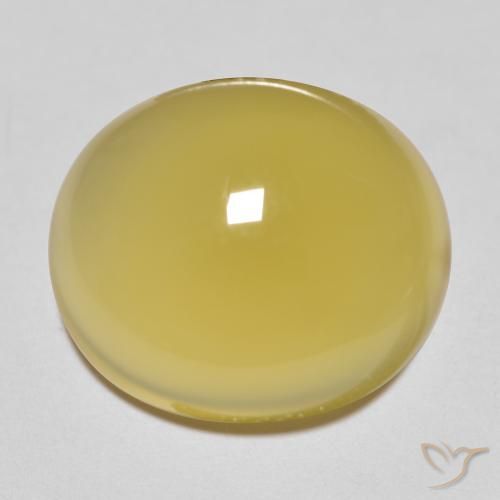 8.00ct Natürlicher Hell Gold Achat, Oval, Transparent