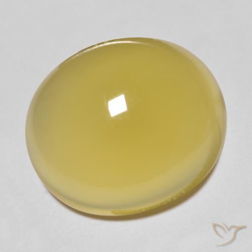 9,17 ctw natürlicher Hell Gold Achat, Oval, Transparent