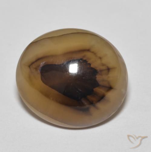 9.50ct Natürlicher Mehrfarbig Achat, Oval, Lichtdurchlässig