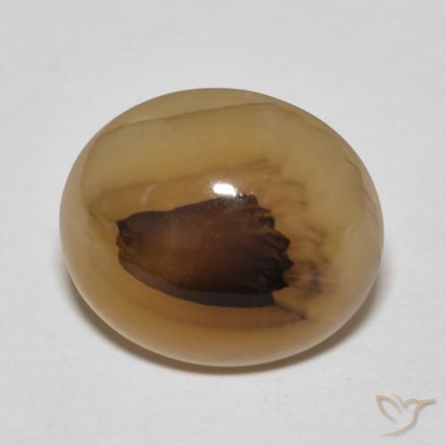 9.19ct Natürlicher Mehrfarbig Achat, Oval, Lichtdurchlässig