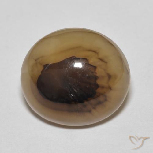 9.70ct Natürlicher Mehrfarbig Achat, Oval, Lichtdurchlässig