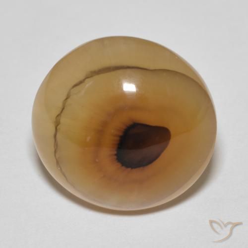 14.89ct Natürlicher Mehrfarbig Achat, Oval, Lichtdurchlässig