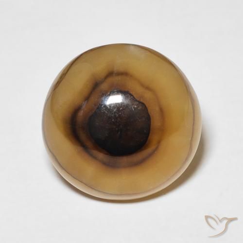 10.40ct Natürlicher Mehrfarbig Achat, Runden, Lichtdurchlässig