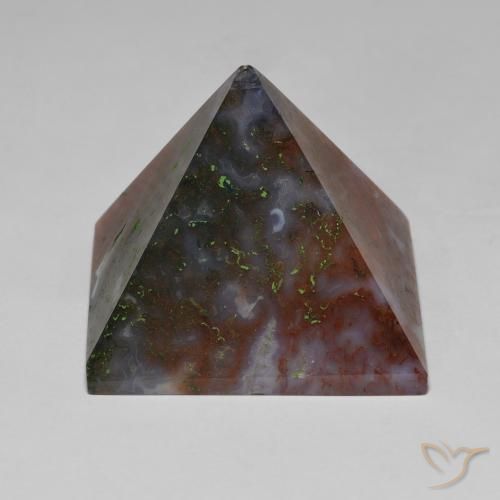 105.43ct Natürlicher Grün und Rot Achat, Quadrat, Lichtundurchlässig