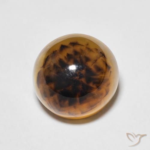 4.35ct Natürlicher Mehrfarbig Achat, Runden, Lichtdurchlässig