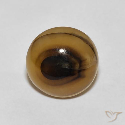 8.35ct Natürlicher Mehrfarbig Achat, Runden, Lichtdurchlässig