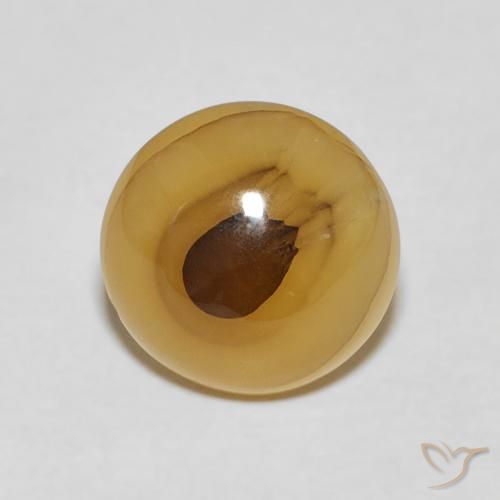 4.21ct Natürlicher Mehrfarbig Achat, Runden, Lichtdurchlässig
