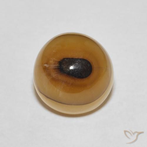 6.78ct Natürlicher Mehrfarbig Achat, Runden, Lichtdurchlässig